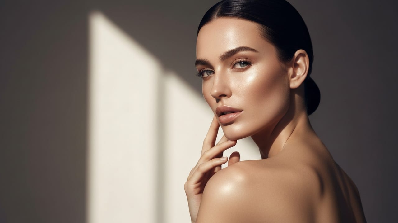 Elegant aesthetic-injectables beauty portrait in Dubai